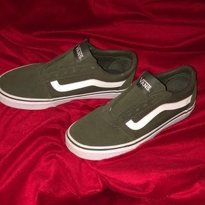 Olive green old skool vans